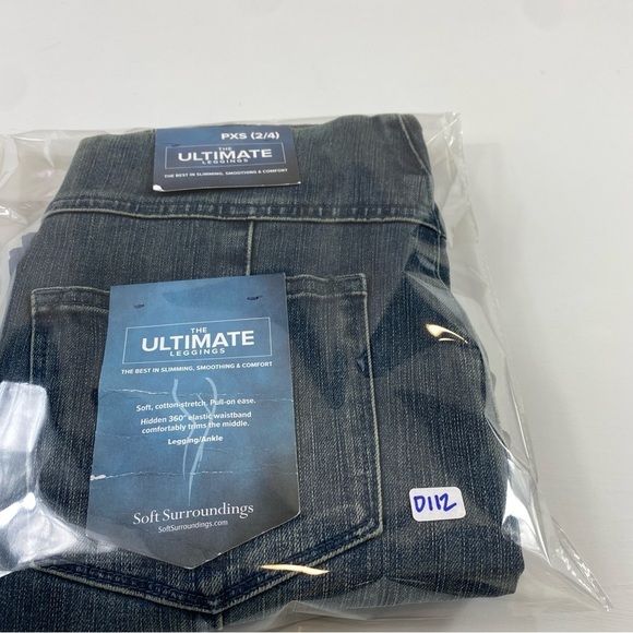 Soft Surroundings The Ultimate Leggings Jeggings Pull On Boot Cut Jeans Sz PXS‎ - Picture 9 of 9